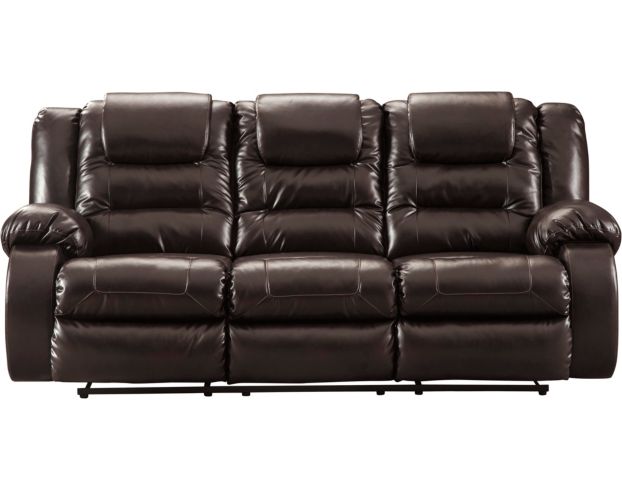 Ashley Vacherie Brown Reclining Sofa large image number 1