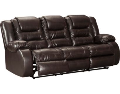 Ashley Vacherie Brown Reclining Sofa