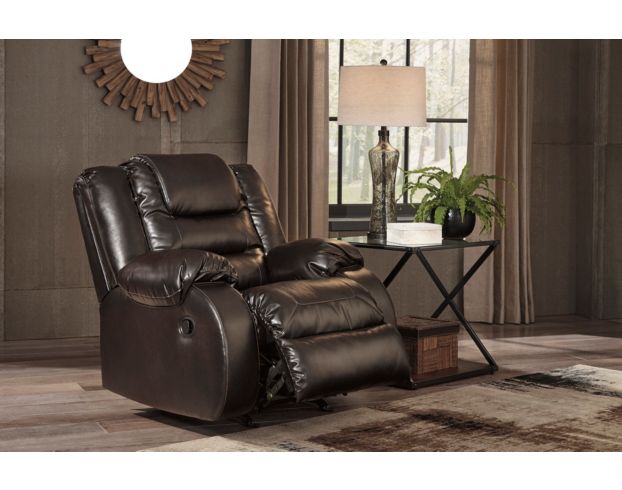 Ashley leather recliner discount chair