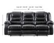 Ashley Vacherie Black Reclining Sofa small image number 3