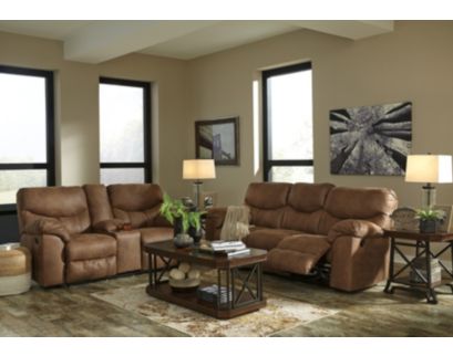 Ashley Boxberg Brown Reclining Sofa