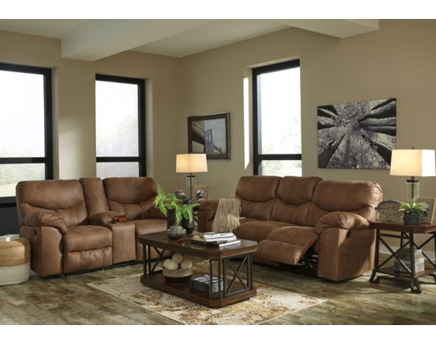 Ashley Boxberg Brown Reclining Sofa large image number 2