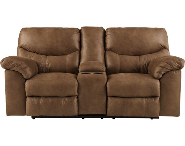 Ashley Boxberg Brown Reclining Console Loveseat large image number 1