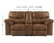 Ashley Boxberg Brown Reclining Console Loveseat small image number 3