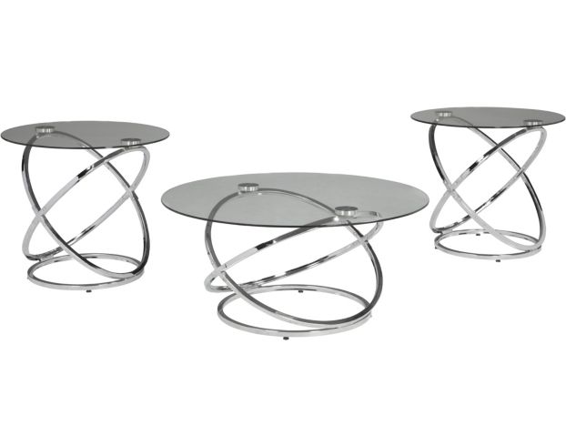 Ashley Hollynyx Coffee Table & 2 End Tables large image number 1
