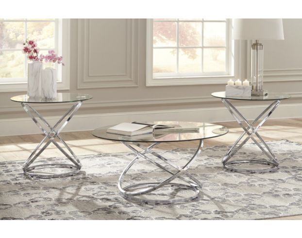 Ashley Hollynyx Coffee Table & 2 End Tables large image number 2