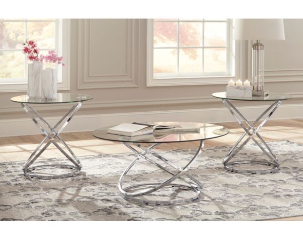 Ashley Hollynyx Coffee Table & 2 End Tables large image number 2