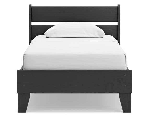 Ashley Socalle Black Twin Bed large image number 3