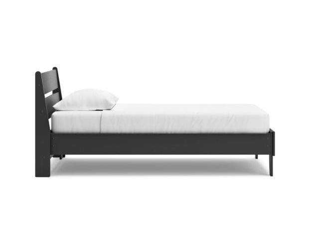 Ashley Socalle Black Twin Bed large image number 4