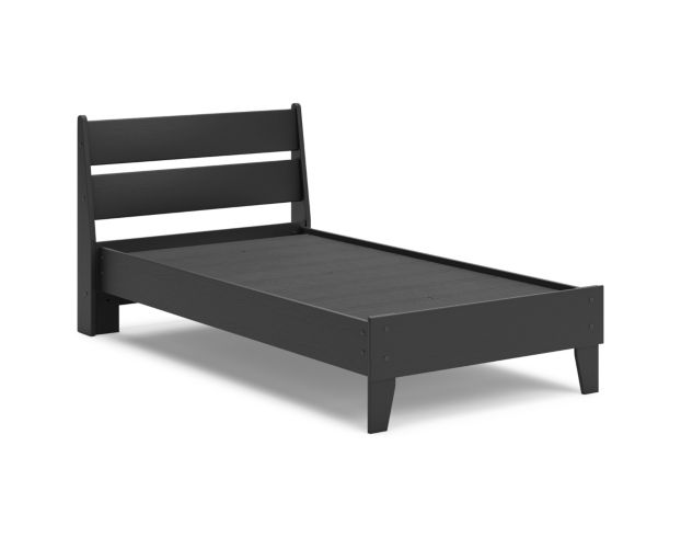 Ashley Socalle Black Twin Bed large image number 5