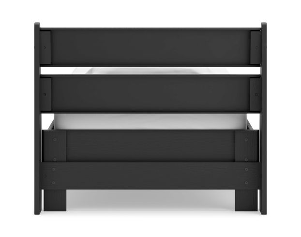 Ashley Socalle Black Twin Bed large image number 6