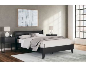 Ashley Socalle Black Queen Bed