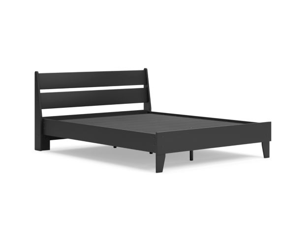 Ashley Socalle Black Queen Bed large image number 4