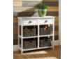 Ashley Oslember Storage Accent Table with Baskets small image number 2