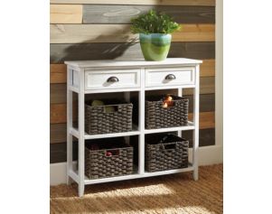Ashley Oslember Storage Accent Table with Baskets