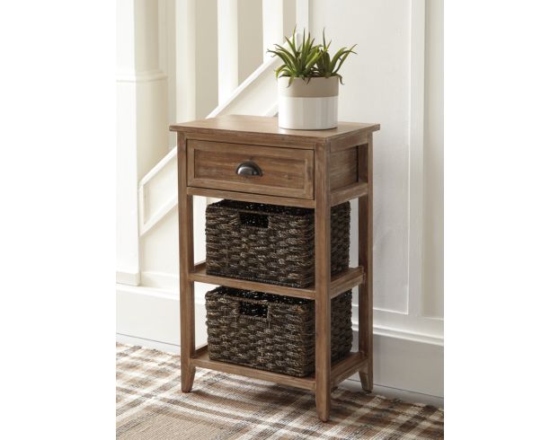 Ashley Oslember Storage Accent Table with Baskets large image number 2