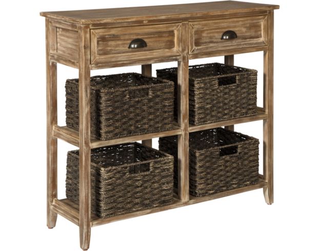Ashley Oslember Storage Accent Table with Baskets large image number 1