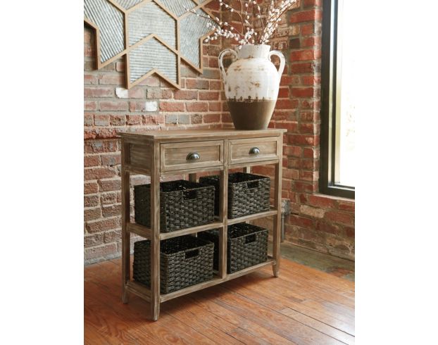 Ashley Oslember Storage Accent Table w/ Baskets large image number 2