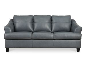 Ashley Genoa Gray Leather Sofa