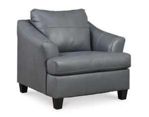 Ashley Genoa Oversized Gray Leather Chair