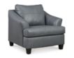 Ashley Genoa Oversized Gray Leather Chair small image number 2