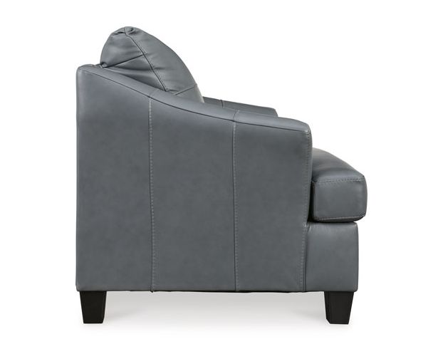 Ashley Genoa Oversized Gray Leather Chair large image number 3