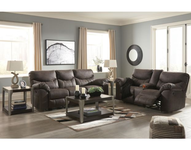 Ashley boxberg deals reclining console loveseat