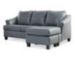Ashley Genoa Steel Leather Sofa Chaise small image number 3