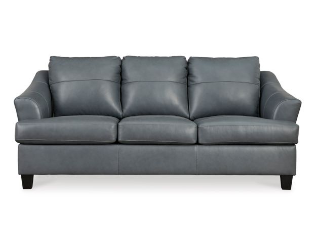 Ashley Genoa Steel Leather Queen Sleeper Sofa large image number 1
