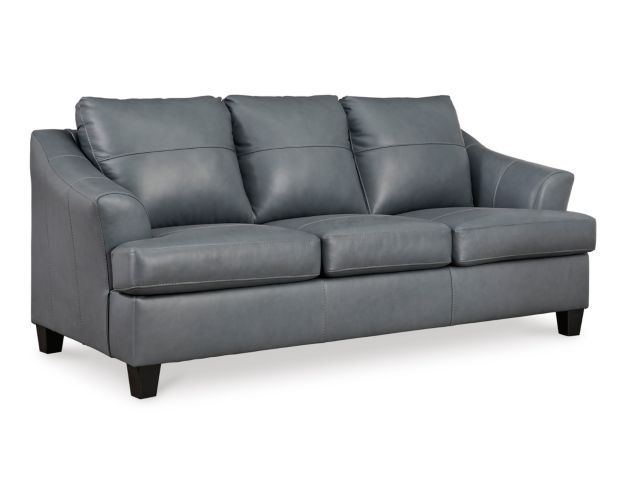 Ashley Genoa Steel Leather Queen Sleeper Sofa large image number 3
