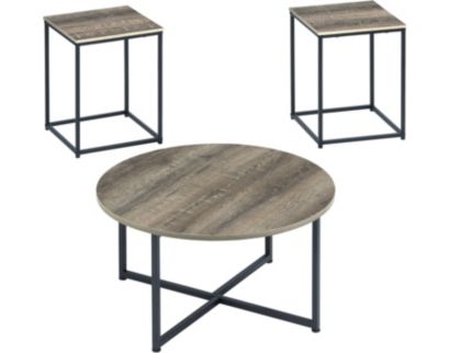 Ashley Wadeworth Coffee Table & 2 End Tables