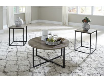 Ashley Wadeworth Coffee Table & 2 End Tables