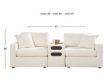 Ashley Modmax Oyster Modular Loveseat with Audio Console small image number 5
