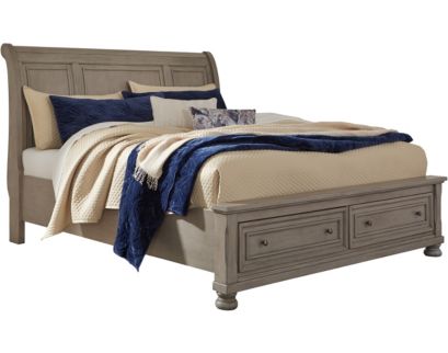 Ashley Lettner Queen Sleigh Storage Bed