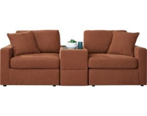 Ashley Modmax Spice Modular Loveseat with Console