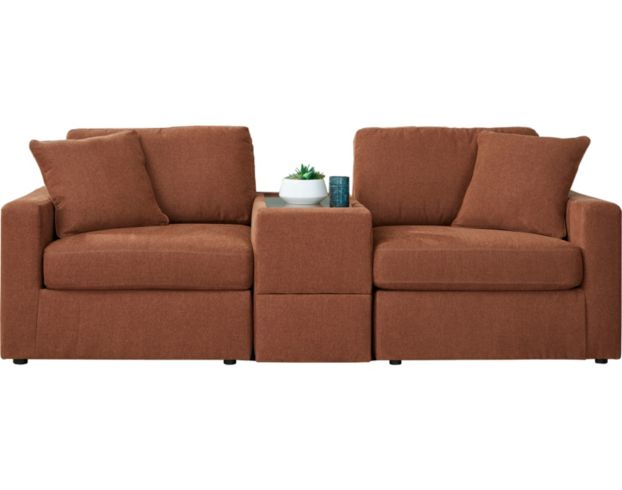 Ashley Modmax Spice Modular Loveseat with Console large image number 1