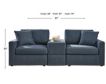 Ashley Modmax Ink Modular Loveseat with Audio Console small image number 5