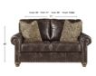 Ashley Nicorvo Loveseat small image number 3