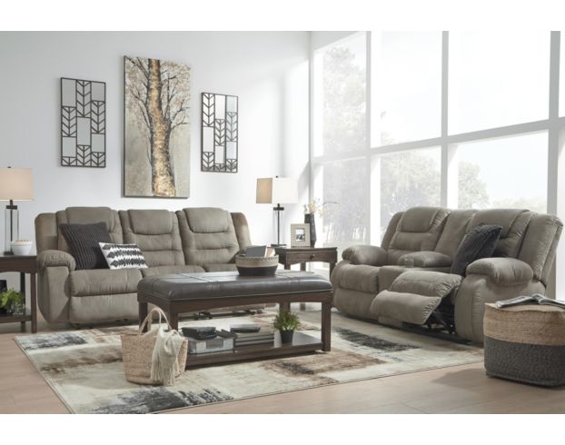 Small reclining loveseat store with console