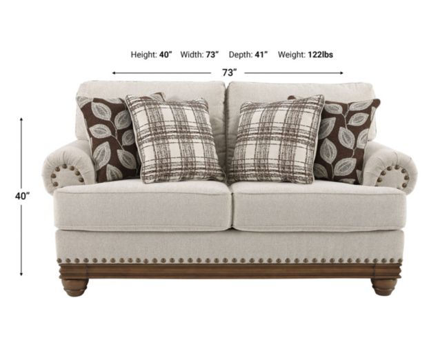 Ashley Harleson Loveseat large image number 7