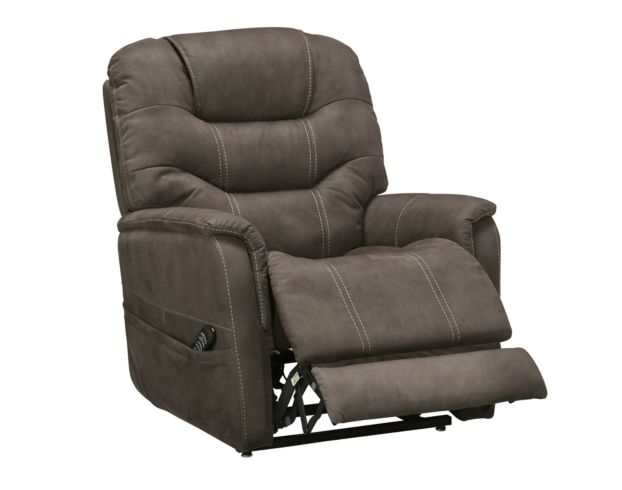 Ashley Gray Power Lift Recliner, RC Willey