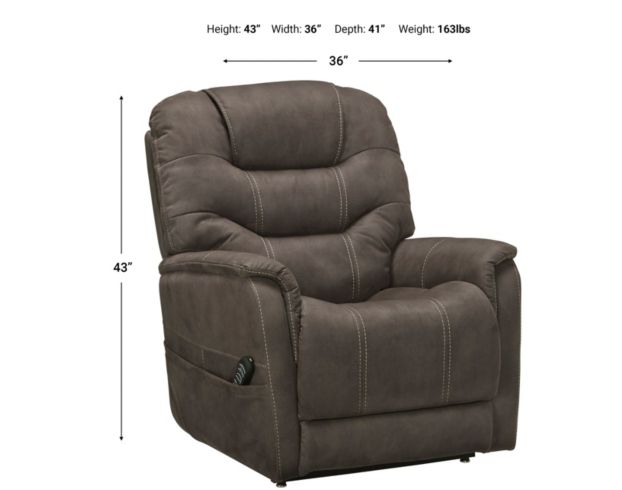 Ashley Ballister Power Lift Recliner large image number 6