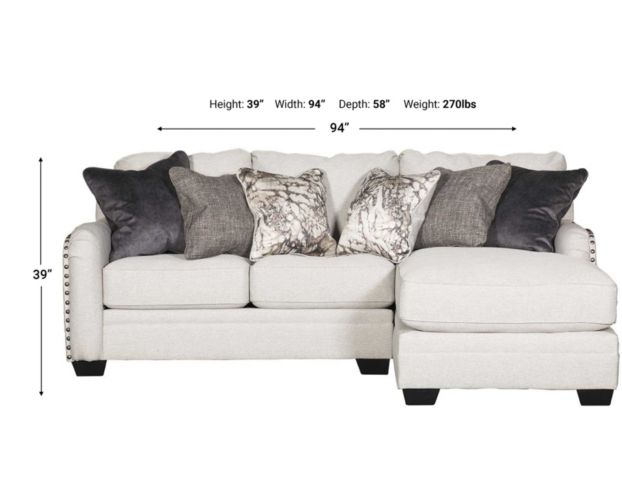 Dellara chalk deals raf chaise sectional