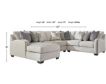 Ashley Dellara 4-Piece Sectional small image number 5