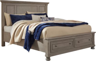 Ashley Lettner King Panel Storage Bed | Homemakers Furniture