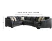 Ashley Eltmann 3-Piece Sectional small image number 4