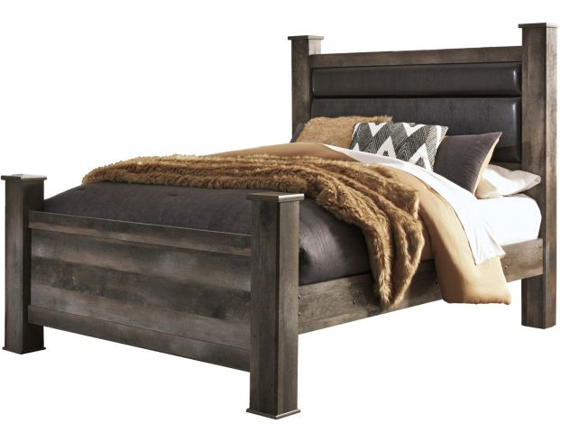 Ashley Wynnlow King Poster Bed large