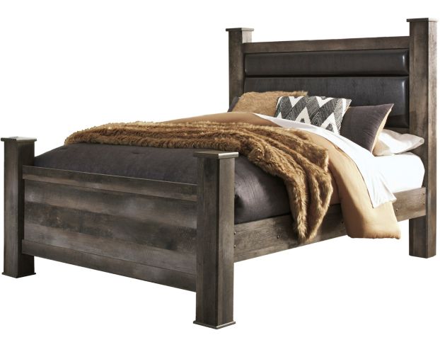 Ashley Wynnlow King Poster Bed large image number 1