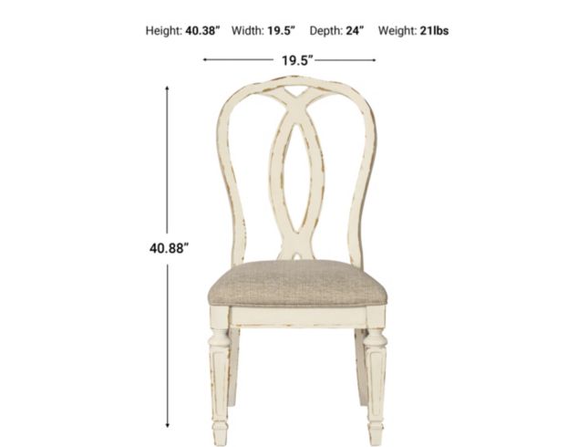 Ashley Realyn Dining Chair large image number 5