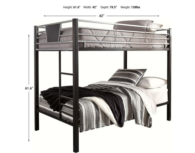 Ashley Dinsmore Twin/Twin Bunk Bed with Ladder large image number 6